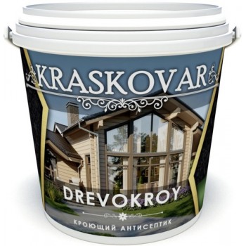 Антисептик кроющий Kraskovar Drevokroy база С 0,9л