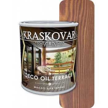 Масло для террас Kraskovar Deco Oil Terrace Гранатовый 2,2л
