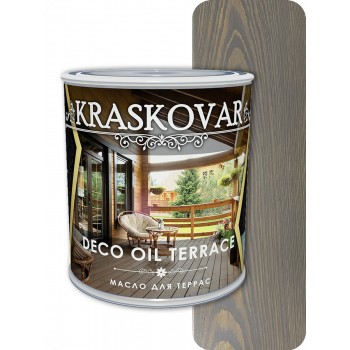 Масло для террас Kraskovar Deco Oil Terrace Графит 0,75л