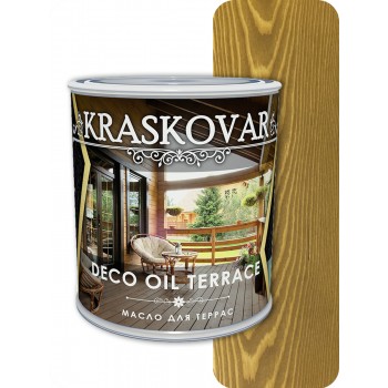 Масло для террас Kraskovar Deco Oil Terrace Дуб 0,75л