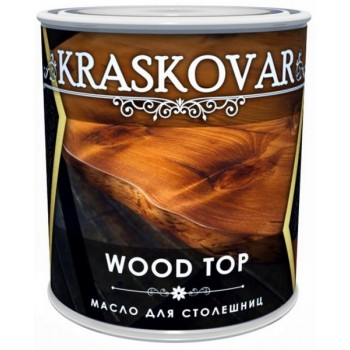 Масло для столешниц Kraskovar Wood Top Белый  0,75л
