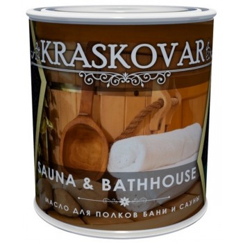 Масло для полков бани и сауны  Kraskovar  Sauna & Bathhause бесцветный 0,75л