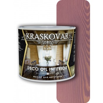 Масло для интерьера Kraskovar Deco Oil Interior Бургундия 2,2л
