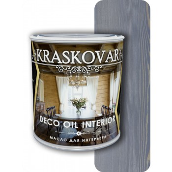 Масло для интерьера Kraskovar Deco Oil Interior Джинсовый  0,75л