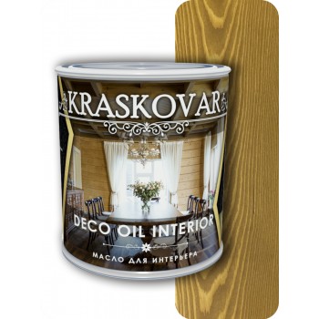Масло для интерьера Kraskovar Deco Oil Interior Дуб 0,75л
