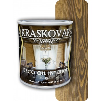 Масло для интерьера Kraskovar Deco Oil Interior Орех 0,75л