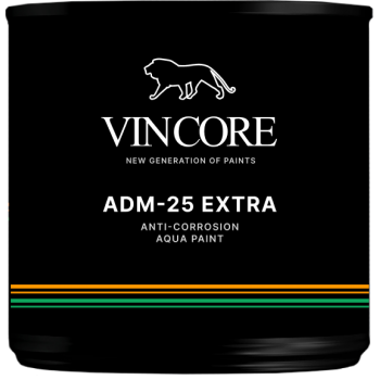 VINCORE ADM-25 EXTRA Водоразбавимая краска на акриловой основе с преобразователем ржавчины.10кг