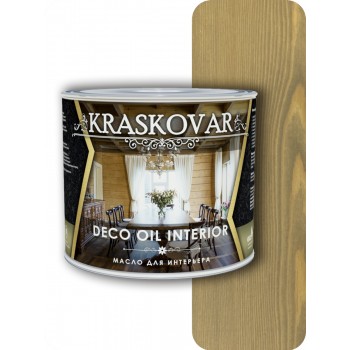 Масло для интерьера Kraskovar Deco Oil Interior Серый 0,75л