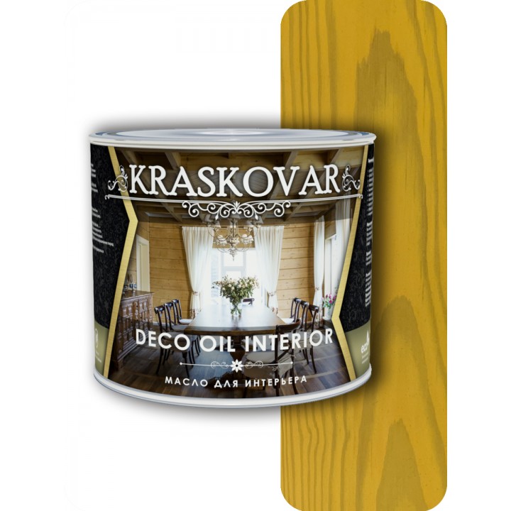 Масло для интерьера Kraskovar Deco Oil Interior Сочная дыня 2,2л