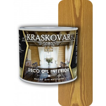 Масло для интерьера Kraskovar Deco Oil Interior Тик 2,2л