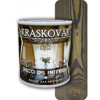 Масло для интерьера Kraskovar Deco Oil Interior Эбен 0,75л