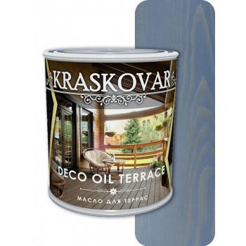 Масло для террас Kraskovar Deco Oil Terrace Аквамарин 0,75л