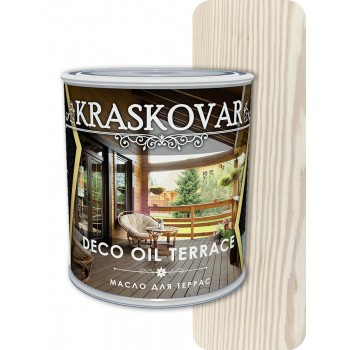 Масло для террас Kraskovar Deco Oil Terrace Белоснежный 0,75л