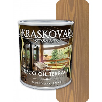 Масло для террас Kraskovar Deco Oil Terrace Карамель 0,75л