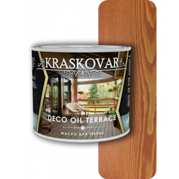 Масло для террас Kraskovar Deco Oil Terrace Махагон  2,2л