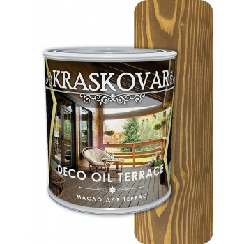 Масло для террас Kraskovar Deco Oil Terrace Можжевельник 0,75л