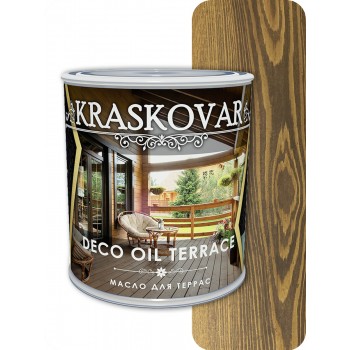 Масло для террас Kraskovar Deco Oil Terrace Орех 0,75л