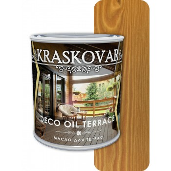Масло для террас Kraskovar Deco Oil Terrace Осенний клен 0,75л