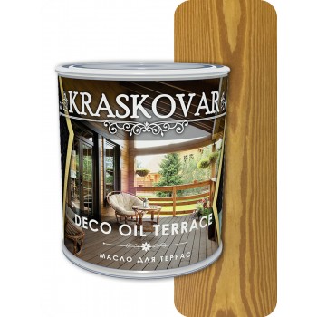 Масло для террас Kraskovar Deco Oil Terrace Тик 0,75л