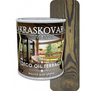 Масло для террас Kraskovar Deco Oil Terrace Эбен 0,75л