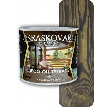 Масло для террас Kraskovar Deco Oil Terrace Эбен 2,2л