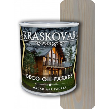 Масло для фасада Kraskovar Deco Oil Fasade Айсберг 0,75л