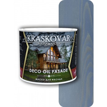 Масло для фасада Kraskovar Deco Oil Fasade Аквамарин 2,2л