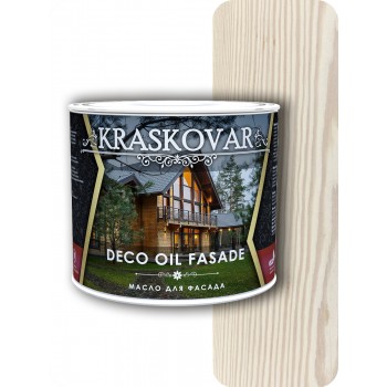 Масло для фасада Kraskovar Deco Oil Fasade Белоснежный 2,2