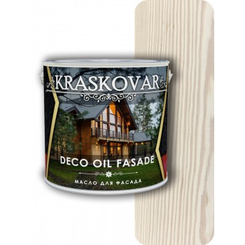 Масло для фасада Kraskovar Deco Oil Fasade Белоснежный 5
