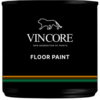 VINCORE FLOOR PAINT Высококачественная полуглянцевая краска на водной основе для пола.25кг