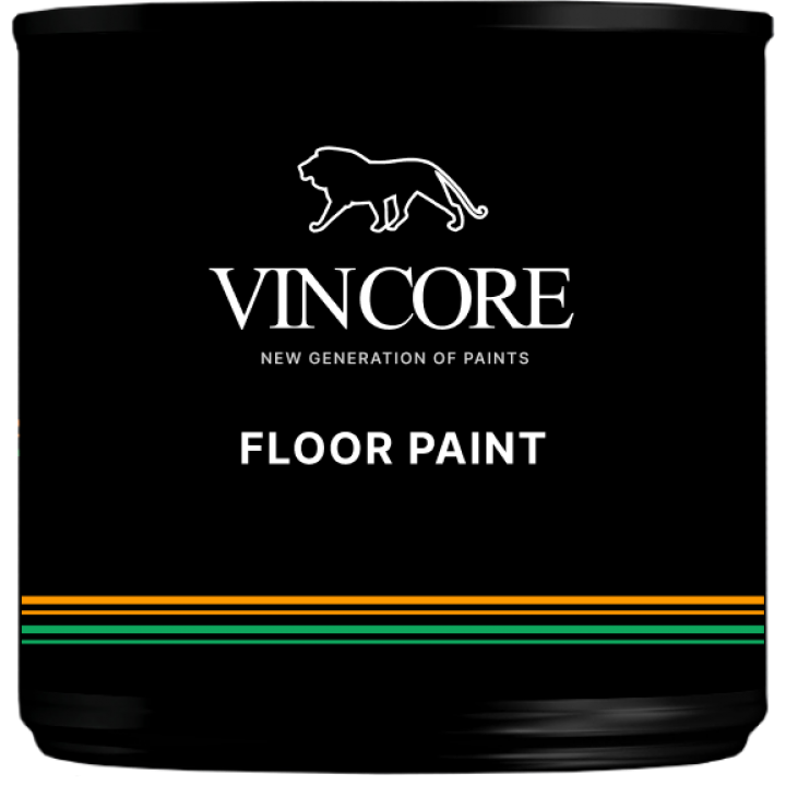 VINCORE FLOOR PAINT Высококачественная полуглянцевая краска на водной основе для пола.5кг