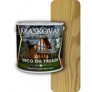 Масло для фасада Kraskovar Deco Oil Fasade Бесцветный5л