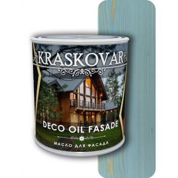 Масло для фасада Kraskovar Deco Oil Fasade Бирюза  0,75л