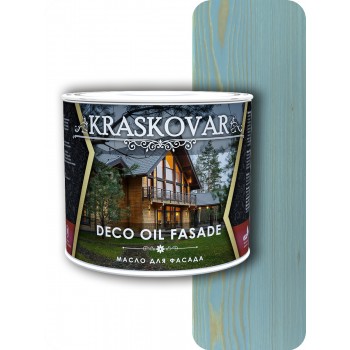 Масло для фасада Kraskovar Deco Oil Fasade Бирюза 2,2л