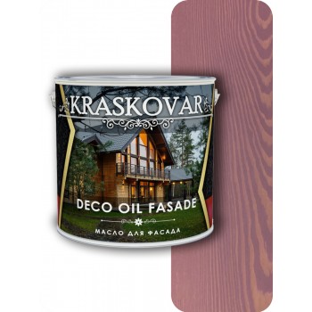 Масло для фасада Kraskovar Deco Oil Fasade Бургундия 5л