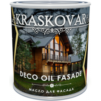 Масло для фасада Kraskovar Deco Oil Fasade Ваниль  0,75л