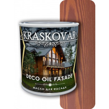 Масло для фасада Kraskovar Deco Oil Fasade Вишня 0,75л