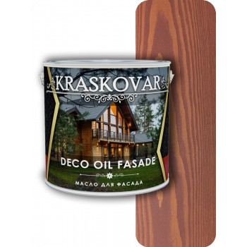 Масло для фасада Kraskovar Deco Oil Fasade Вишня 5л