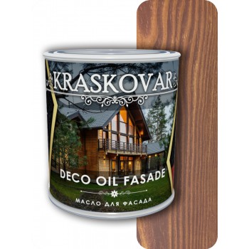 Масло для фасада Kraskovar Deco Oil Fasade Гранатовый  0,75л