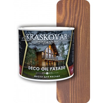 Масло для фасада Kraskovar Deco Oil Fasade Гранатовый 2,2л