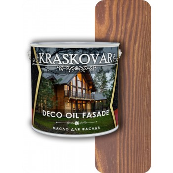 Масло для фасада Kraskovar Deco Oil Fasade Гранатовый 5л