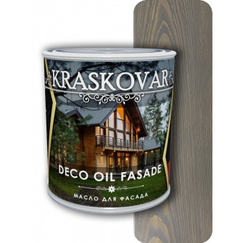 Масло для фасада Kraskovar Deco Oil Fasade Графит  0,75л