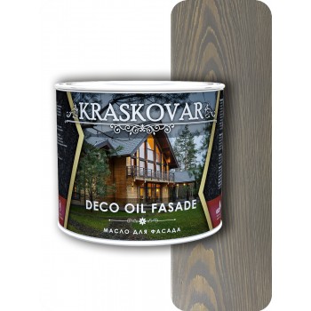Масло для фасада Kraskovar Deco Oil Fasade Графит 2,2л
