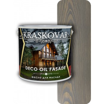 Масло для фасада Kraskovar Deco Oil Fasade Графит 5л