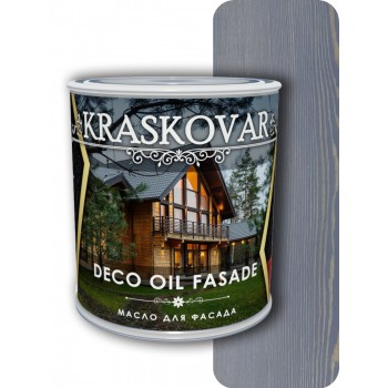 Масло для фасада Kraskovar Deco Oil Fasade Джинсовый  0,75л