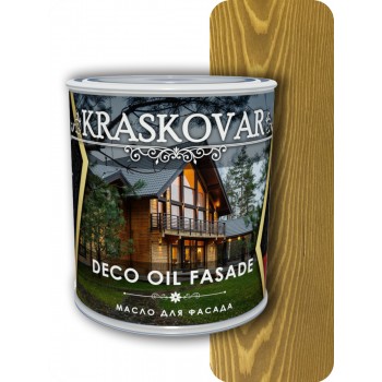 Масло для фасада Kraskovar Deco Oil Fasade Дуб  0,75л