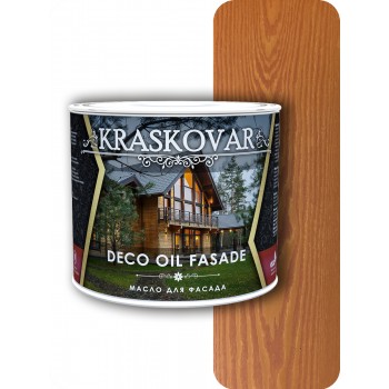Масло для фасада Kraskovar Deco Oil Fasade Лиственница 2,2л