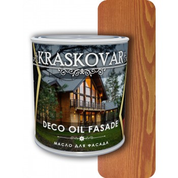 Масло для фасада Kraskovar Deco Oil Fasade Махагон  0,75л