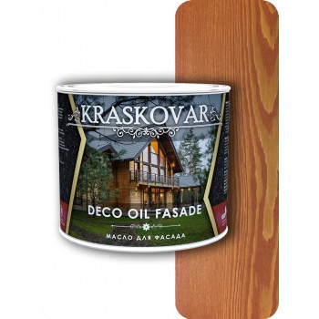 Масло для фасада Kraskovar Deco Oil Fasade Махагон 2,2л