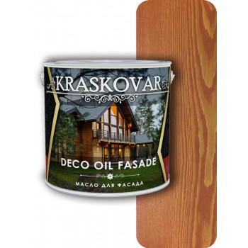 Масло для фасада Kraskovar Deco Oil Fasade Махагон 5л